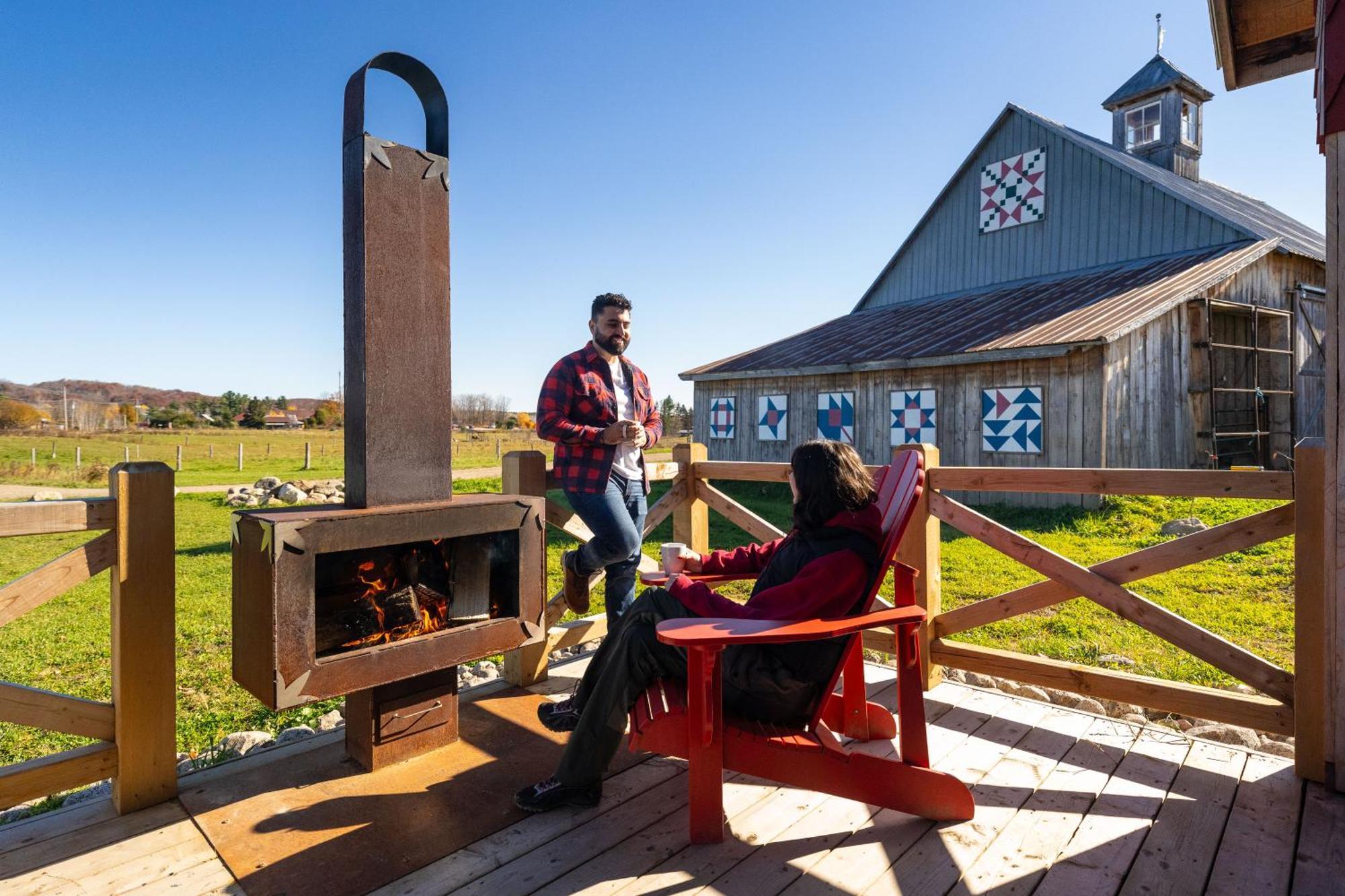Le Baluchon Eco-Villegiature Saint-Paulin Eksteriør billede