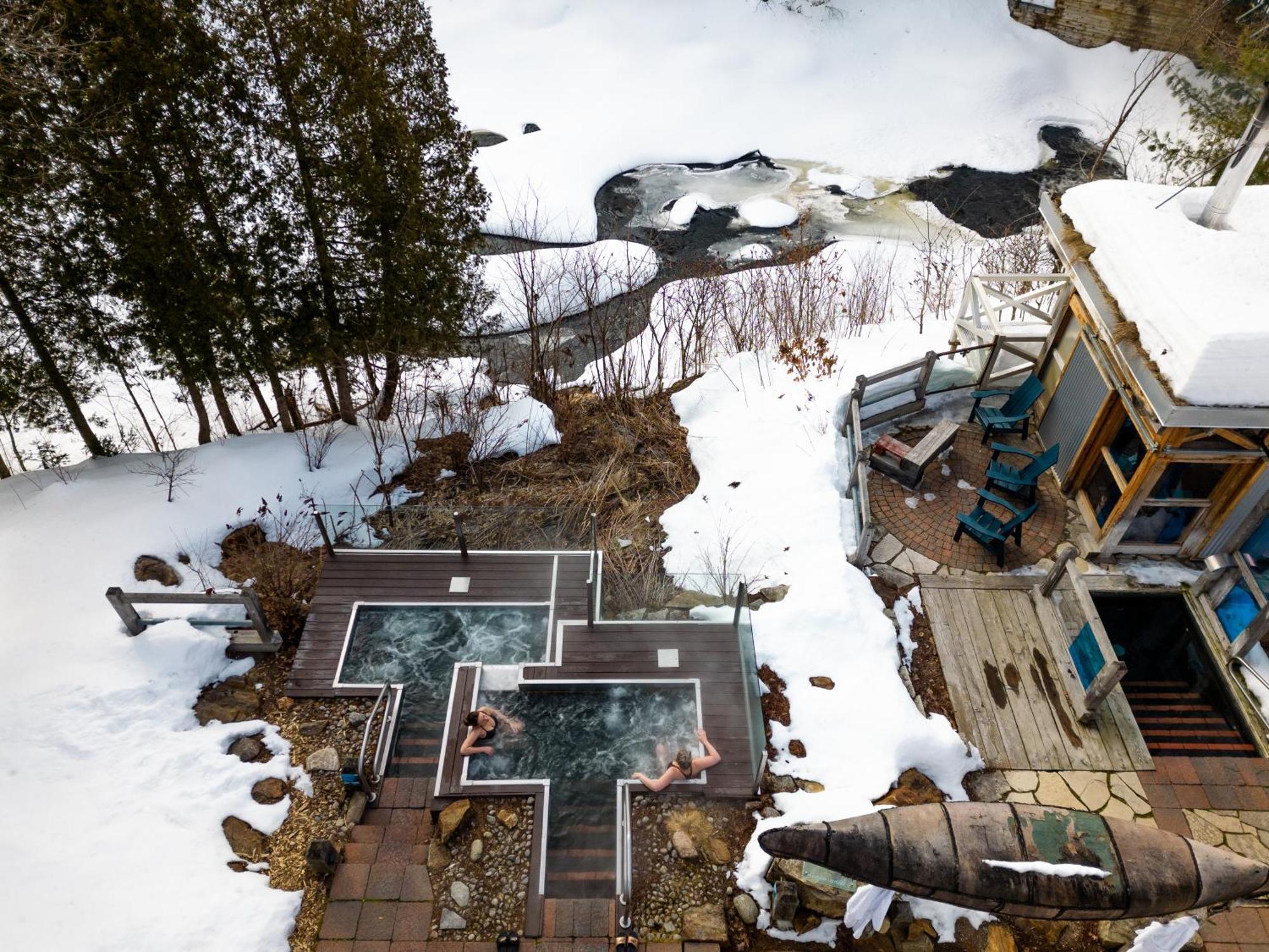 Le Baluchon Eco-Villegiature Saint-Paulin Eksteriør billede